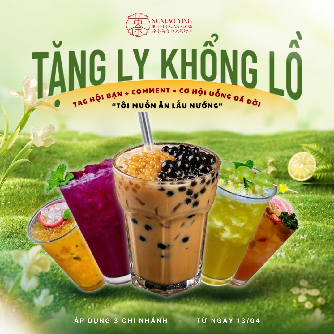 TẶNG LY NƯỚC KHỔNG LỒ SIÊU TO